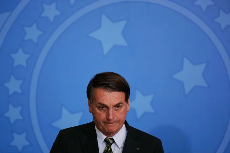 Jair Bolsonaro: neste domingo, o presidente Jair Bolsonaro e o presidente da Câmara, Rodrigo Maia, se reuniram por quase uma hora para tratar da agenda da semana (Ueslei Marcelino/Reuters)