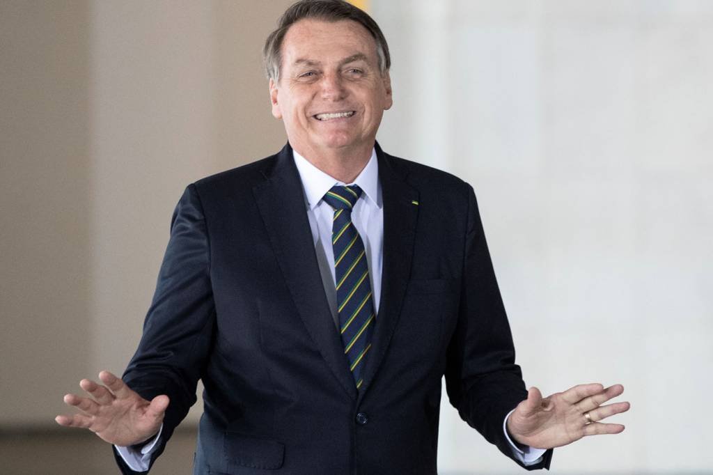 Jair Bolsonaro: presidente participou de cerimônia de lançamento de novo partido nesta quinta (Pavel Golovkin/Reuters)