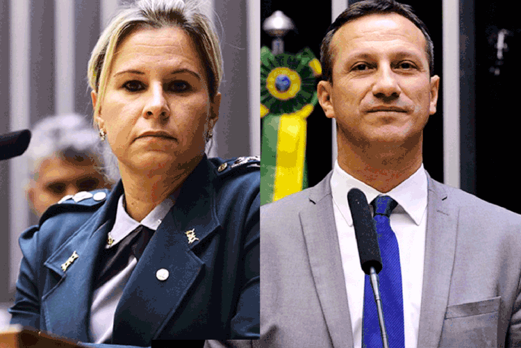 Major Fabiana e Sanderson: deputados serão os novos vice-líderes do Governo na Câmara (Câmara dos Deputados/Divulgação)