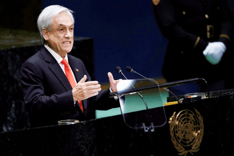 Piñera: "Nos últimos 52 dias, conhecemos muitos casos e denúncias de violações aos direitos humanos, e cada um deles nos fere" (Carlo Allegri/Reuters)