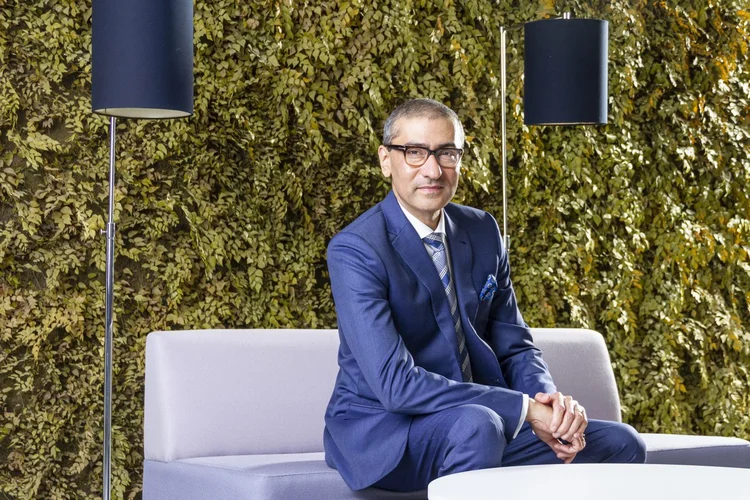 Rajeev Suri: presidente Nokia liderou a continua durante transição para empresa de redes corporativas (Omar Paixão/Exame)