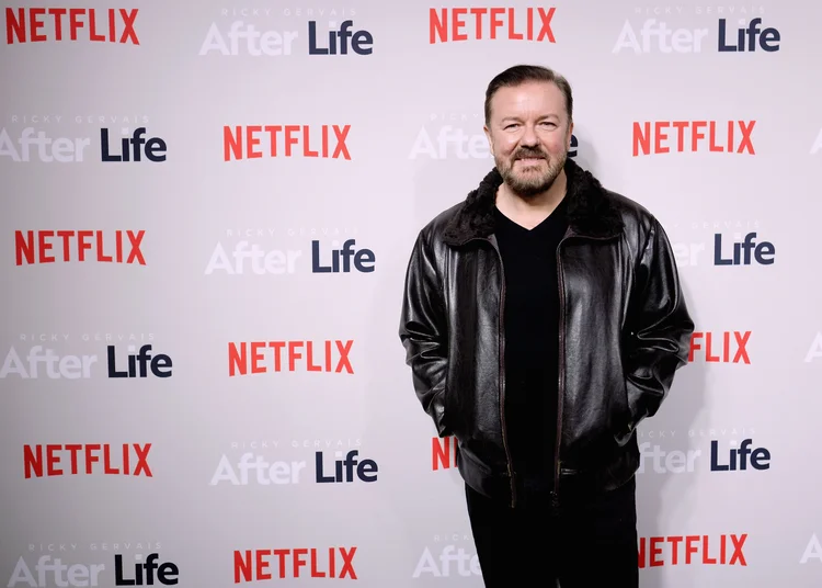 Gervais: comediante apresentará a cerimônia pela quinta vez, um recorde (Nicholas Hunt/Getty Images)