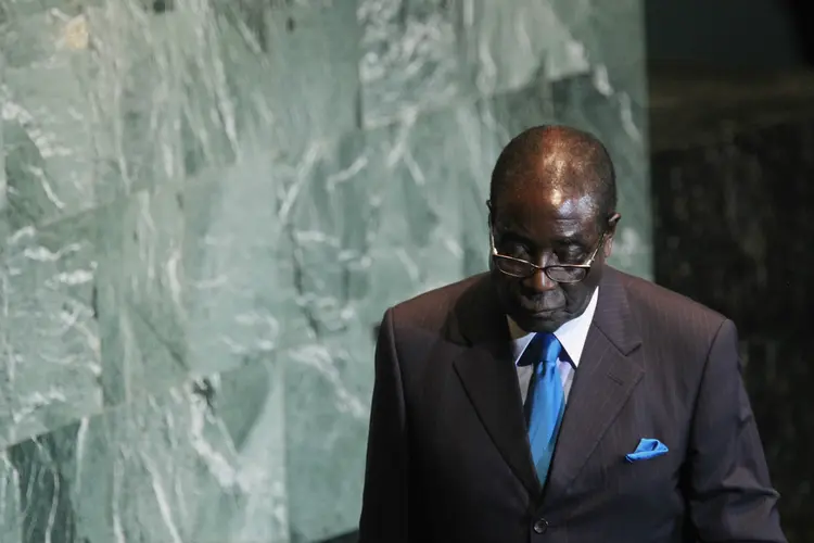 Mugabe: presidente se recusa a legitimar um golpe militar, disse parente. (Mario Tama/Staff/Getty Images)