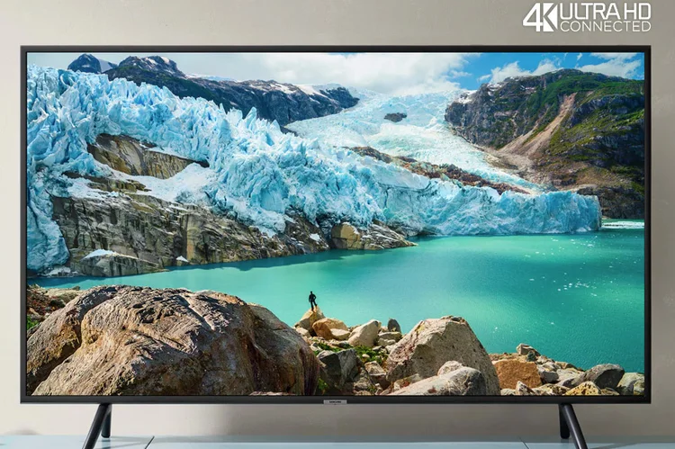 RU7100: Linha de Smart TVs da Samsung tem resolução 4K e vem em diferentes tamanhos (Samsung/Reprodução)