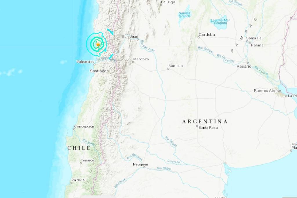 Chile registra terremoto de magnitude 6,3 na região central
