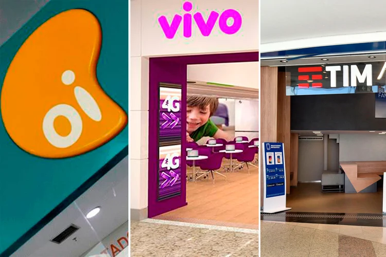 Tim, Vivo e Oi: operadoras apoiam que o leilão do 5G seja postergado  (Paulo Whitaker/Vivo/TIM/Exame)