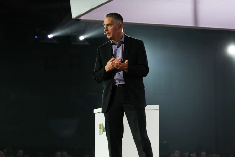 Tim O'Brien: gerente geral dos programas de inteligência artificial da Microsoft participou de evento em SP (Microsoft/Divulgação)