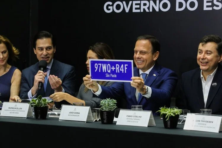 João Doria: governador de São Paulo anunciou a parceria com o Google (Governo de São Paulo/Divulgação)