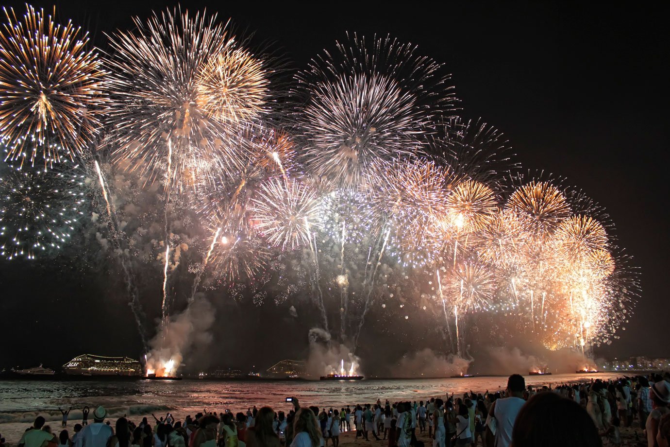 Copacabana prepara réveillon sem restrições da covid e terá 12 minutos de fogos