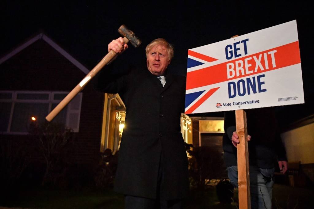 Boris Johnson: os 47 anos do Reino Unido na União Europeia terminam amanhã à meia-noite, mas a saída britânica será mais teórica do que prática (Ben Stansall/Pool/Reuters)