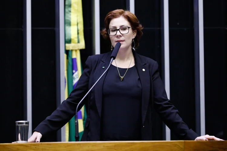 Carla Zambelli: na quinta-feira, a assessoria de Zambelli divulgou nota informando que ela estava nos Estados Unidos. (Najara Araújo/Agência Câmara)