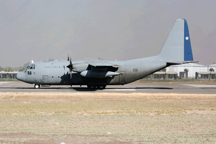 Hércules C130: avião desapareceu no sul do Chile, com 38 pessoas a bordo (SOPA Images / Colaborador/Getty Images)