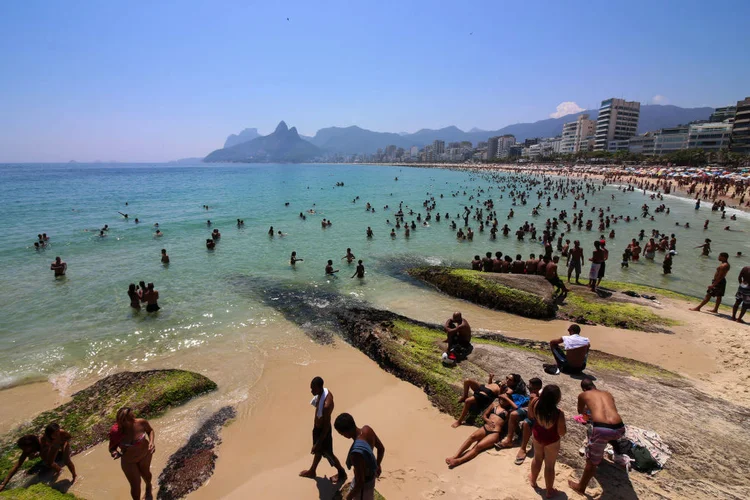 Rio de Janeiro: download do aplicativo, que é gratuito, está disponível nos sistemas operacionais iOS e Android (Luiz Souza/NurPhoto/Getty Images)