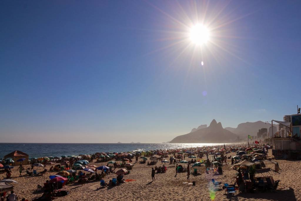 Tarde de sábado é a mais quente do ano em São Paulo e no Rio de Janeiro