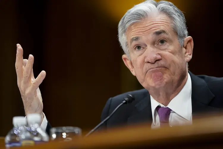 Jerome Powell: presidente do Fed parece confiante de que a economia e a política monetária estão em uma posição adequada (Joshua Roberts/Getty Images)