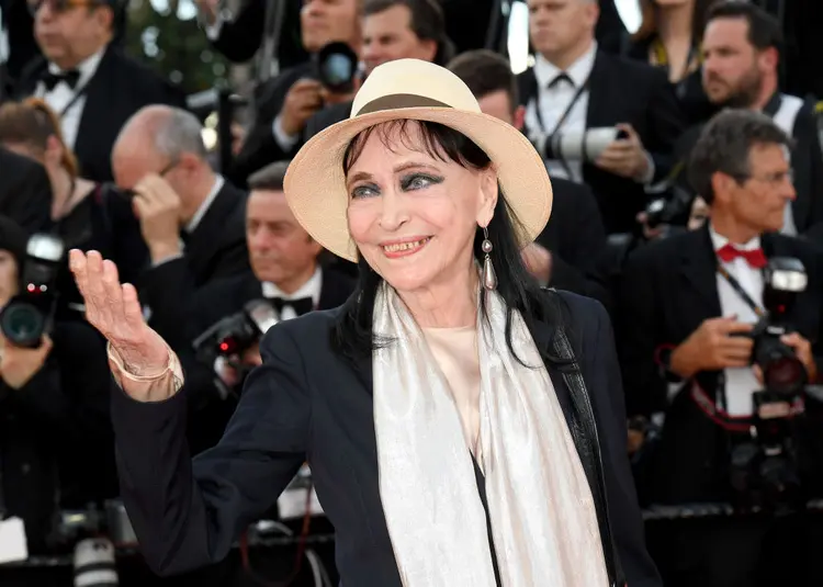 Anna Karina em evento em 2018: atriz morreu em decorrência de um cancêr (Stephane Cardinale - Corbis/Corbis/Getty Images)