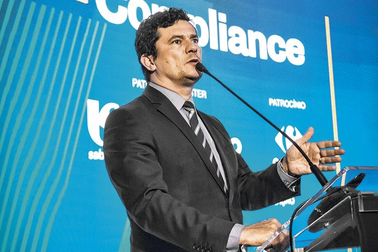 O ministro Sergio Moro, no evento do Guia EXAME de Compliance:  “O sistema de controle tem de ser pra valer. Não pode ser de fachada” (Liliana Soares/Exame)