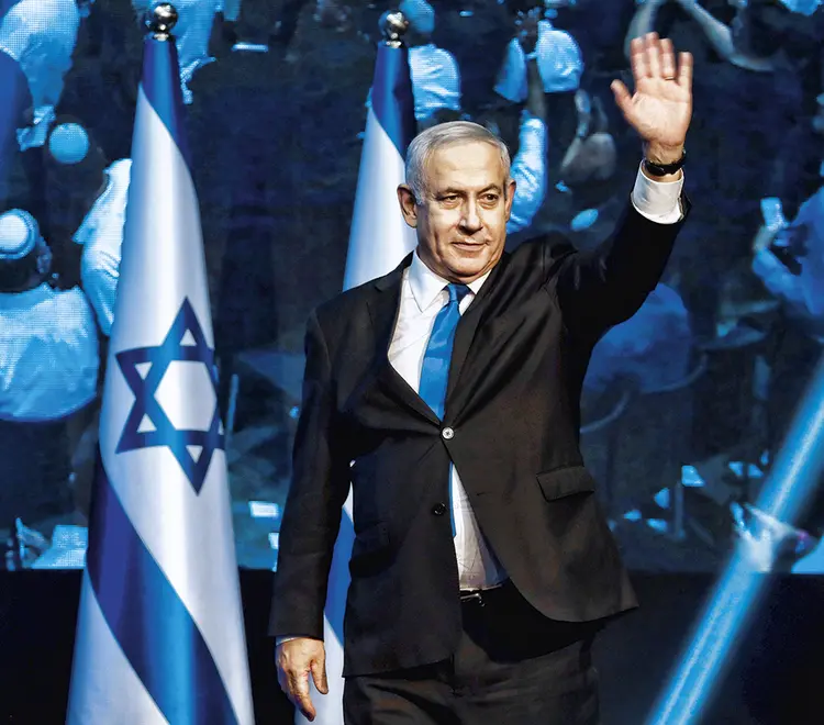 Benjamin Netanyahu: líder do Likud tenta retomar o poder em Israel após impasse nas últimas eleições (Ammar Award/Reuters)