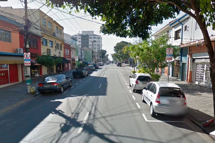 Rua Luís Góis, na Vila Clementino: ataque foi em uma empresa de informática que fica no endereço (Google Maps/Reprodução)