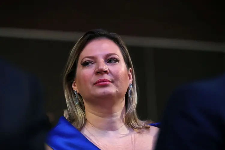 Joice Hasselmann: deputada assume a liderança do PSL na Câmara após Eduardo Bolsonaro ser expulso do partido  (Amanda Perobelli/Reuters)