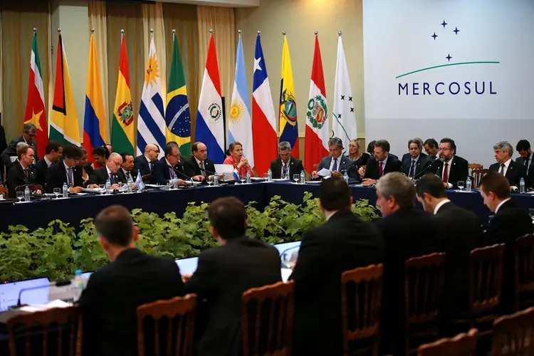 Encontro do Mercosul em Bento Gonçalves: após agenda de ministros, é a vez de os presidentes debaterem o futuro do bloco (Diego Vara/Reuters)