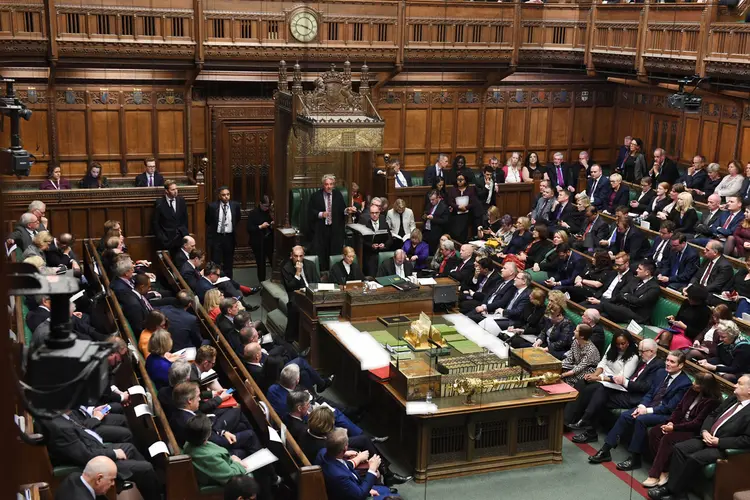 Parlamento britânico: pela primeira vez, 220 das 650 cadeiras do legislativo do Reino Unido são ocupadas por mulheres (UK Parliament/Jessica Taylor/Reuters)