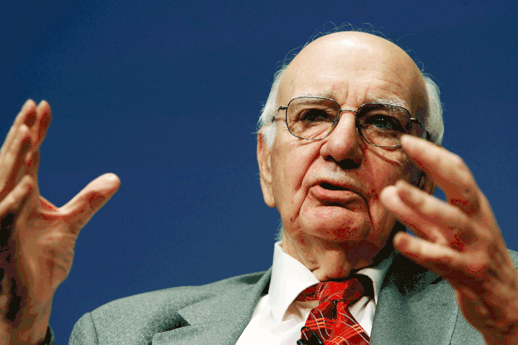 Volcker: ex-chairman do Fed foi o primeiro a trazer status de celebridade ao cargo de banqueiro central dos EUA (Jonathan Ernst/Reuters)