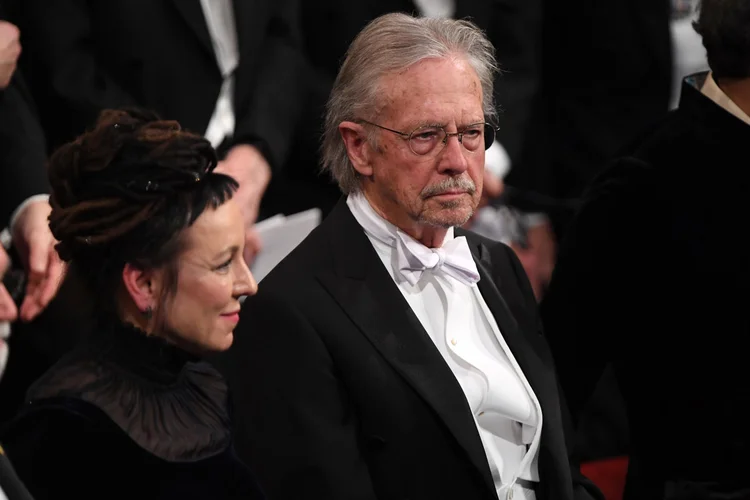 Peter Handke: escritor recebeu o Nobel em meio a polêmicas que envolvem conflito entre a Sérvia e a Áustria (Pascal Le Segretain/Getty Images)