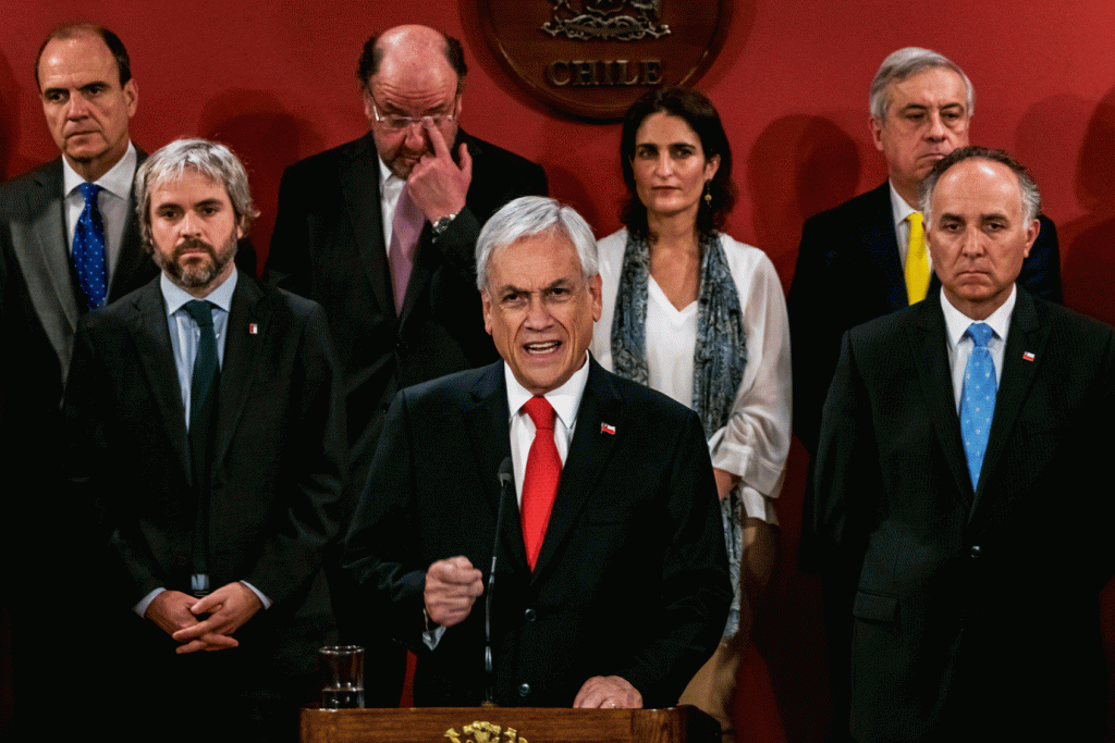 Chile: Piñera enfrenta onda de protestos contra seu governo (Agencia Makro / Colaborador/Getty Images)