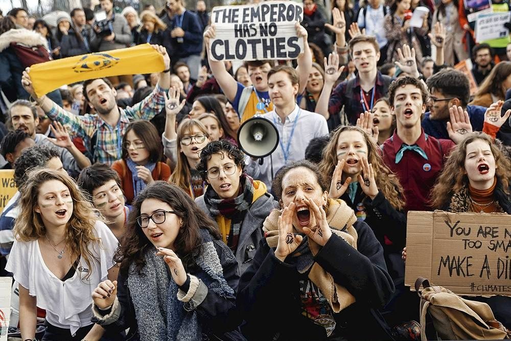 Protesto de jovens na COP25: pressão para que decisões sejam tomadas | Susana Vera/Reuters /  (Susana Vera/Reuters)