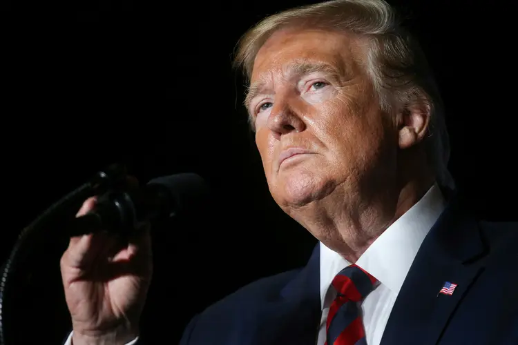 Trump: "Eu vou lidar com as coisas conforme ocorrerem", diz presidente americano sobre a Coreia do Norte (Leah Millis/Reuters)