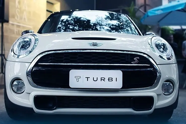 Carro da Startup de aluguel de carros Turbi (Turbi/Reprodução)