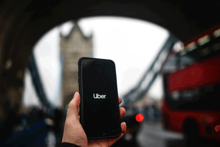 Uber: aplicativo de transporte está testando novidade para diminuir contágio (Peter Summers / Correspondente/Getty Images)