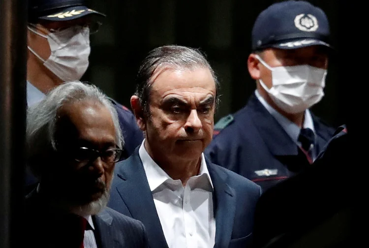 Ghosn: o executivo estava proibido de deixar o Japão enquanto aguardava julgamento (Issei Kato/Reuters)