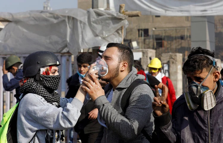 Protestos no Iraque (Khalid al-Mousily/Reuters)