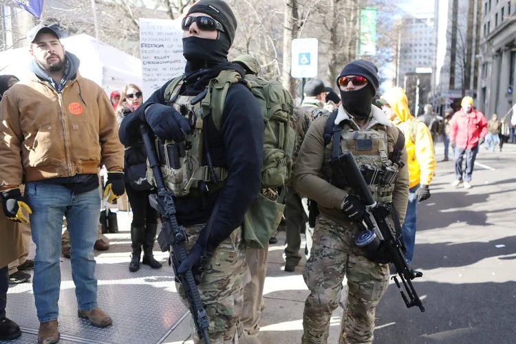 Manifestantes pró-armas: cerca de 22 mil pessoas participaram dos protestos (Jim Urquhart/Reuters)