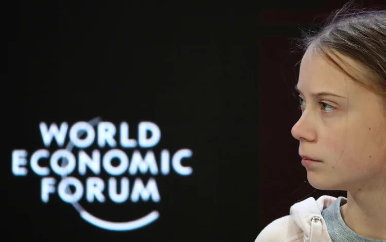 Greta Thunberg: "A ciência e a voz dos jovens não são o centro da conversa, mas precisam ser" (Denis Balibouse/Reuters)
