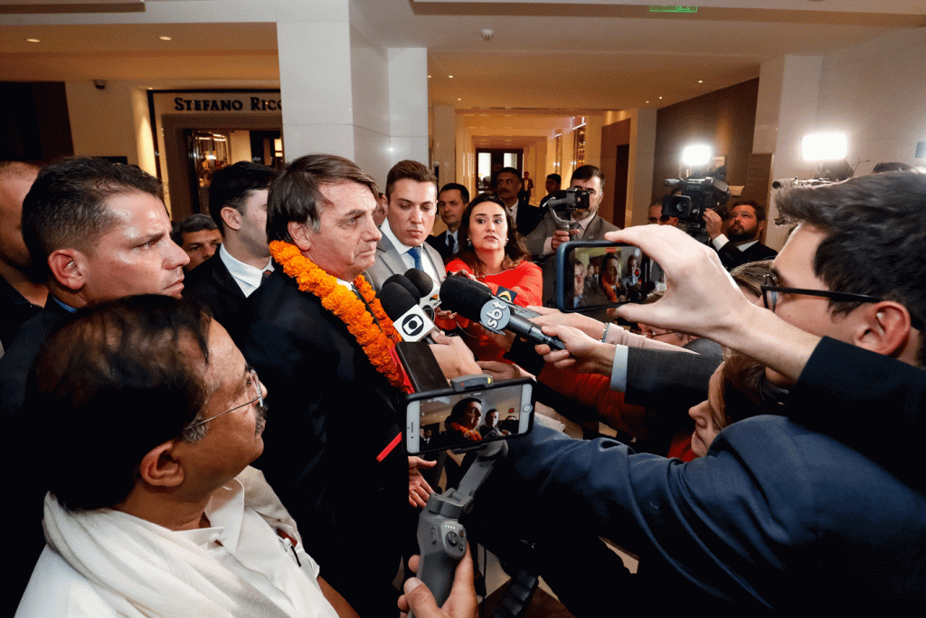Acordos com Índia mostram que estamos no caminho certo, diz Bolsonaro