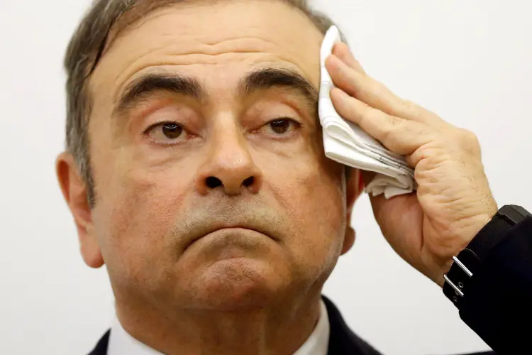 Carlos Ghosn: ex-executivo, que fugiu do Japão e está no Líbano, é alvo várias investagações (Mohamed Azakir/Reuters)