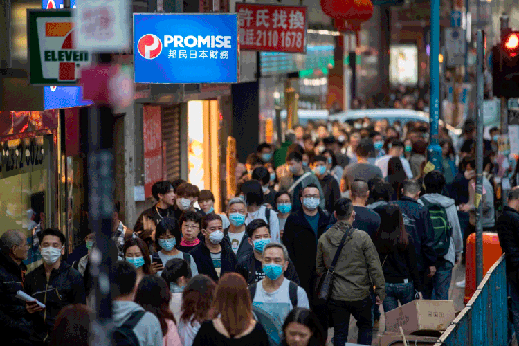 China: país é o local do epicentro do novo vírus (Paul Yeung/Bloomberg)