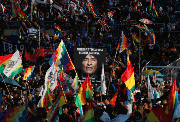 Evo Morales: ex-presidente está exilado na Argentina após renunciar à Presidência da Bolívia sob pressão (Matias Baglietto/Reuters)