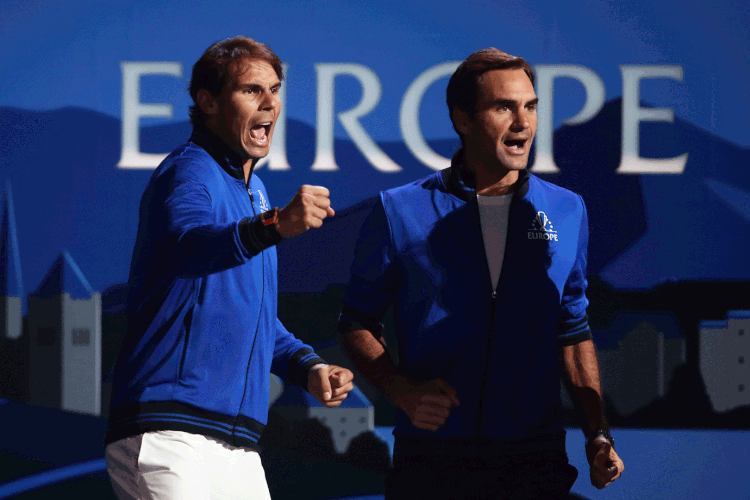 Roger Federer, Rafael Nadal e outros dez atletas fizeram doações para a Austrália (Julian Finney / Equipe/Getty Images)