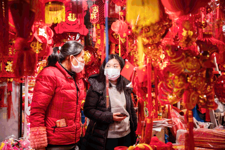 China: medida foi adotada para evitar a disseminação do novo vírus (Qilai She/Bloomberg)