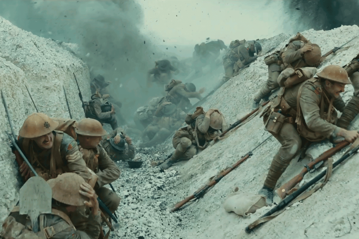 Com 1917, diretor Sam Mendes procura contar a história de seu avô durante a  Primeira Guerra Mundial