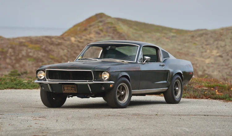 Mustang: carro pilotado por Steve McQueen (Mecum/Divulgação)