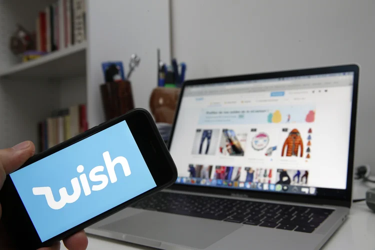 Wish, empresa americana de comércio eletrônico (Chesnot/Getty Images)