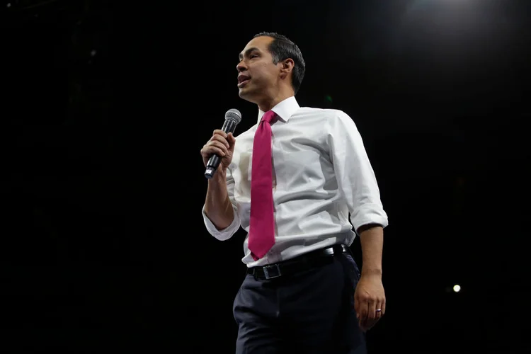 Julian Castro: "Ganharemos um dia!", disse o ex-secretário de Obama (Joshua Lott/Getty Images)