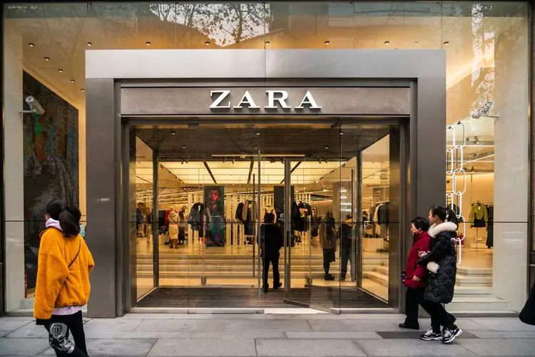 Zara: empresa fecha lojas físicas em Israel (SOPA Images / Colaborador/Getty Images)