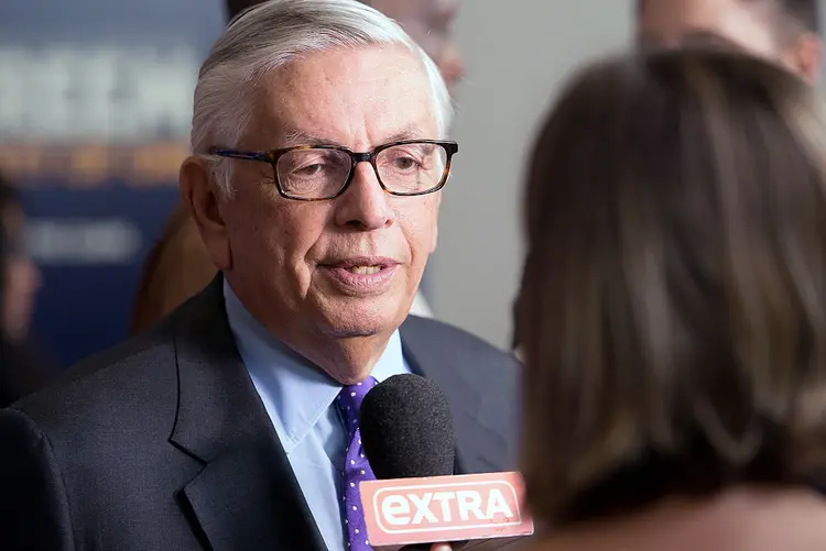 David Stern: ex-presidente da NBA estimulou apoio de empresas à liga e assumiu o comando no mesmo ano em que Michael Jordan iniciou sua carreira (Mike Pont/Getty Images)