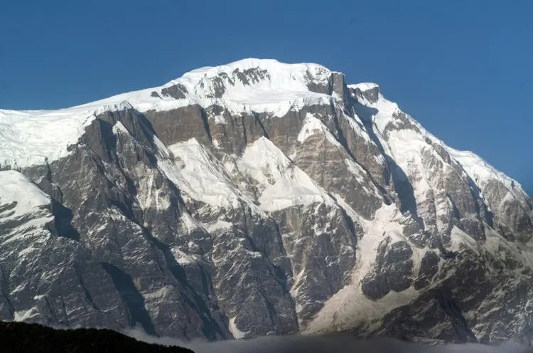 Maciço de Annapurna: um dos picos mais altos do Himalaia (AFP/AFP)